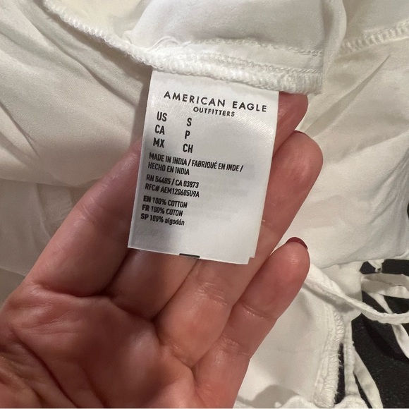 American Eagle Outfitters White Eyelet Cotton Romper size small - Picture 15 of 15